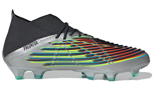 Adidas Predator Edge.1 Firm Ground-Silver Metallic/Core Black/Solar Green