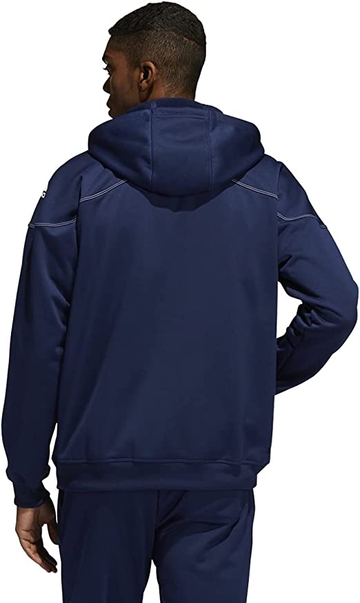 Adidas Men's Stadium Full Zip Jacket- Navy Blue