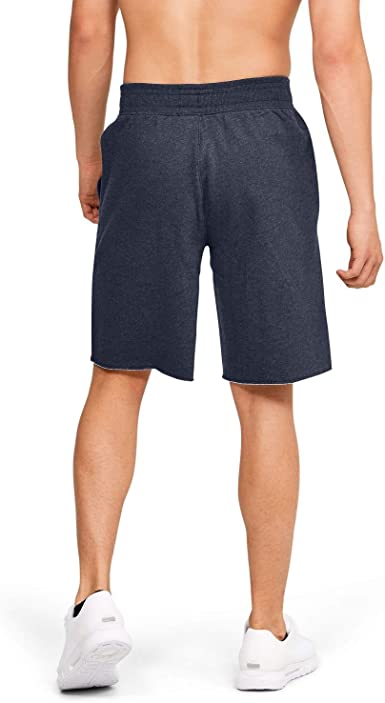 Under Armour Men's Hustle Fleece Shorts - Navy