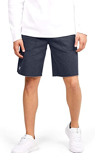 Under Armour Men's Hustle Fleece Shorts - Navy