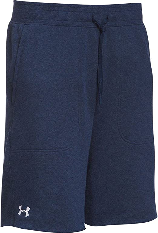 Under Armour Men's Hustle Fleece Shorts - Navy