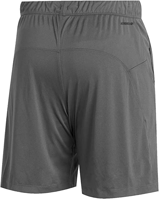 Adidas Men's Sideline 21 Knit Short With Pocket-TeamGrey-M