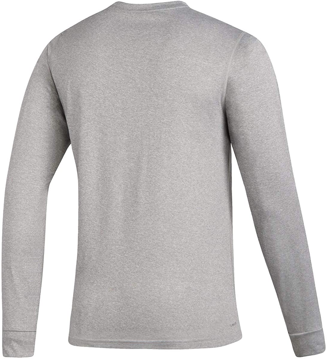 Adidas Men's Creator Long Sleeve Tee-Medium Gray Heather