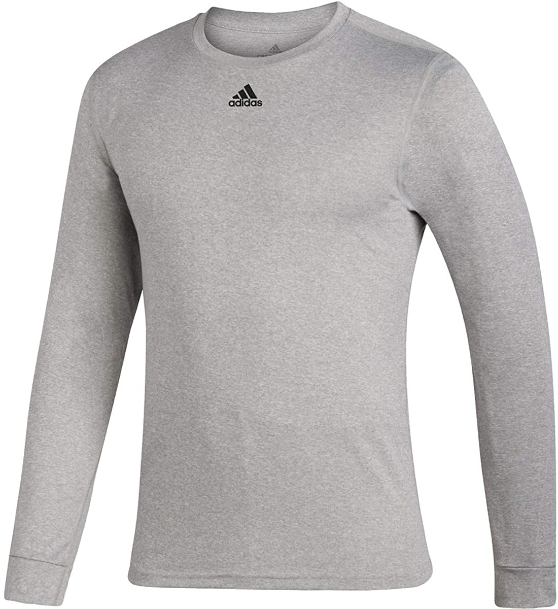 Adidas Men's Creator Long Sleeve Tee-Medium Gray Heather