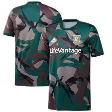 20/21 Mls Prematch Shirt Camo Adidas Mls-Rsl-Rl2/Army Camo