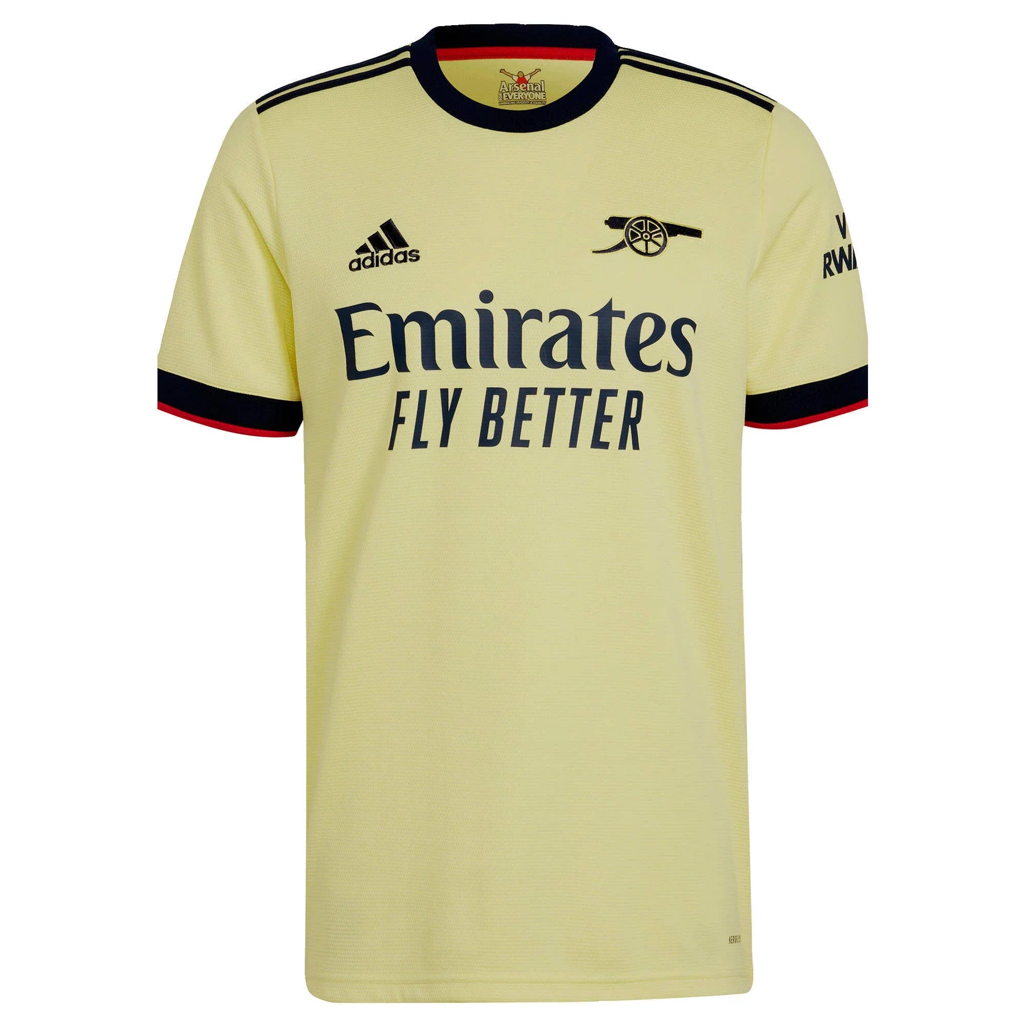 2021/2022 Arsenal FC Away Jersey Adidas PEARL CITRINE