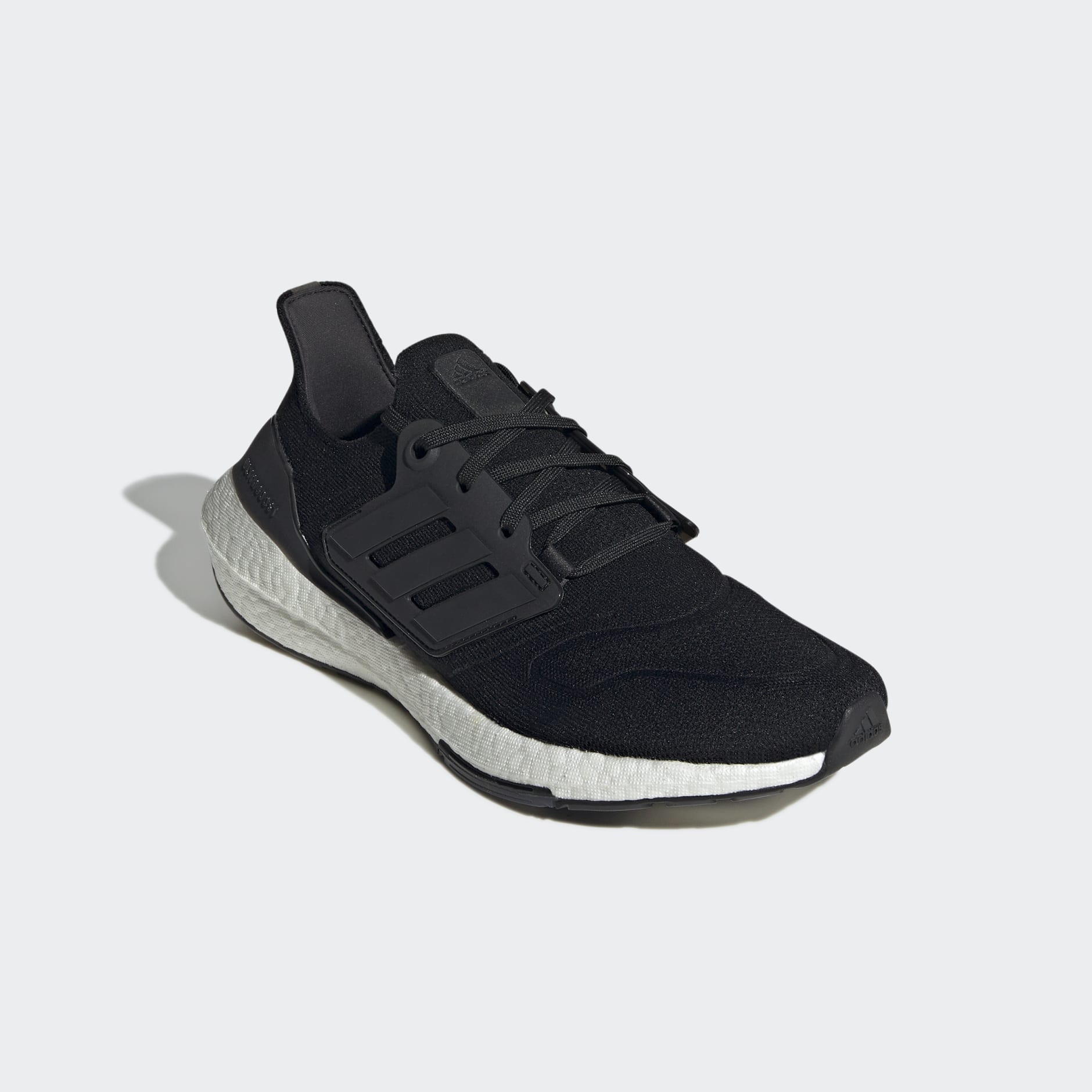 Adidas Men's Ultraboost 22 Shoes-Black/Black/White