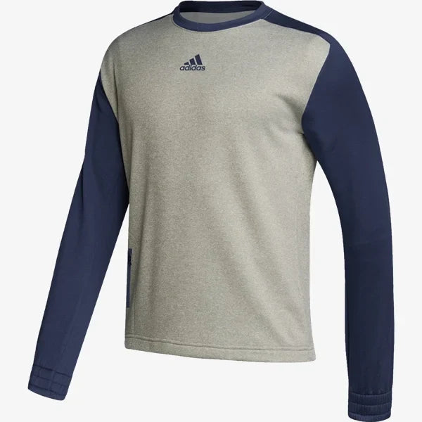 Adidas Men's Team Issue Crew - Navy/Medium Grey Heather