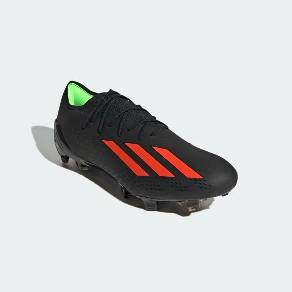 Adidas Men's X Speedportal.1 FG Cleats. Black/Red/Green