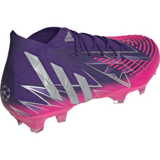 Adidas Predator Edge.1 FG Cleats. Purple/Pink