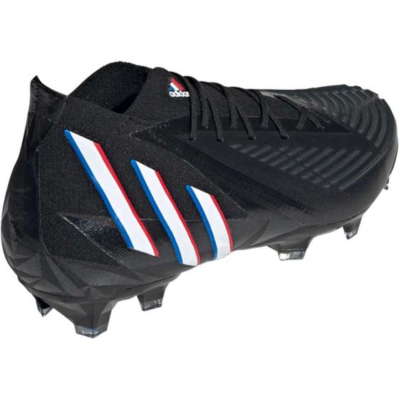 Adidas Predator Edge.1 FG Cleats. Black/White