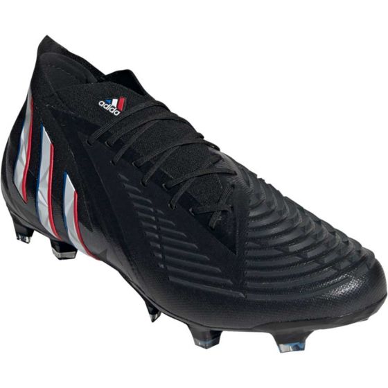 Adidas Predator Edge.1 FG Cleats. Black/White