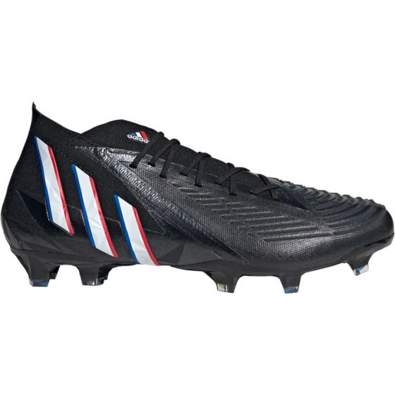 Adidas Predator Edge.1 FG Cleats. Black/White