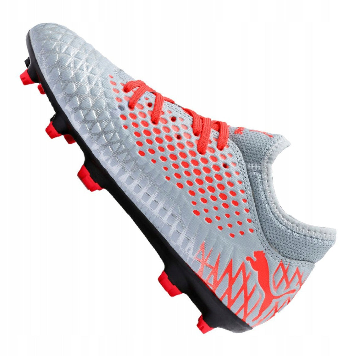 Puma Youth Future 4.4 FG/AG Cleats - Orange