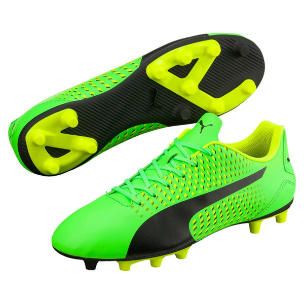 Puma Youth Adreno III FG Cleats - Green/Black/Yellow