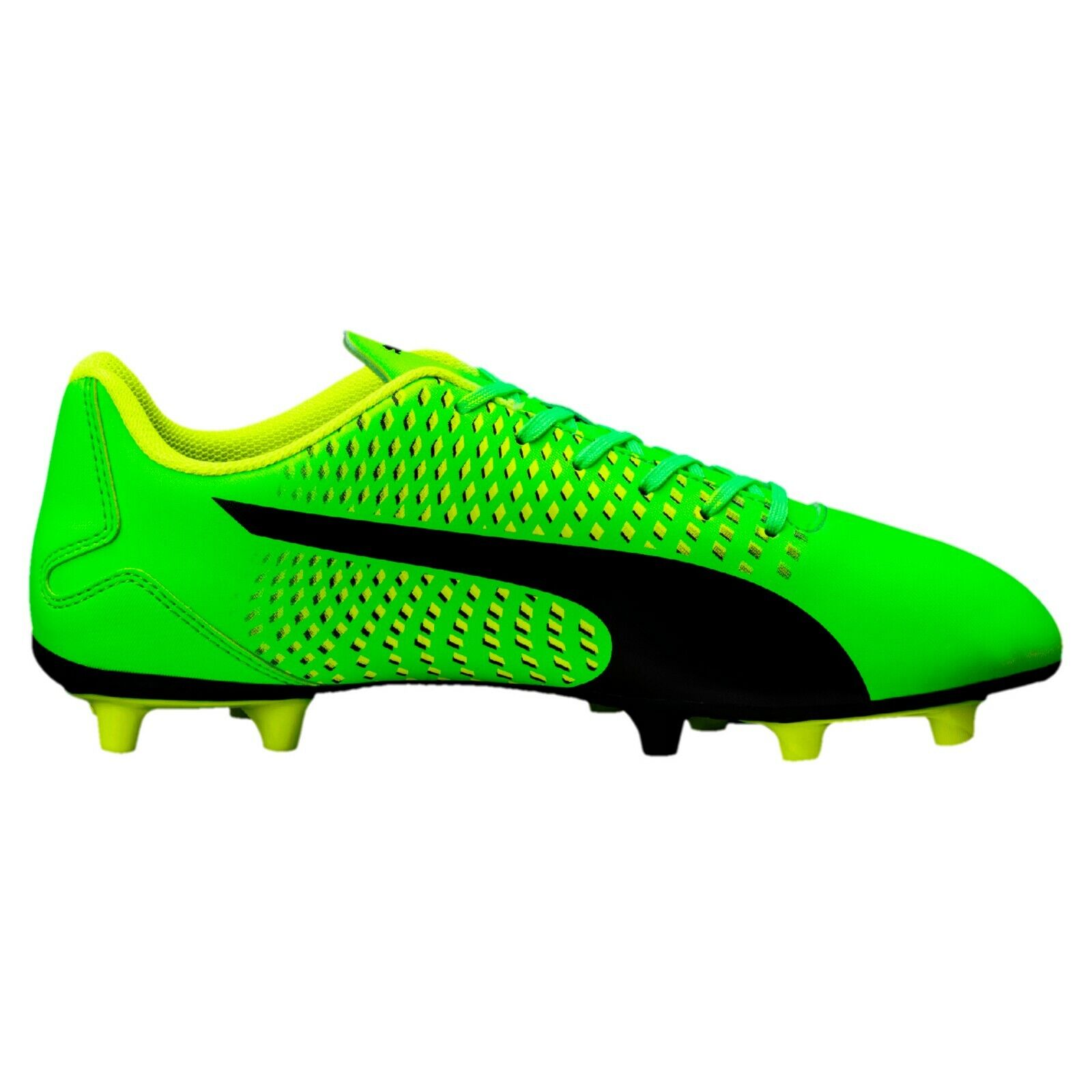 Puma Youth Adreno III FG Cleats - Green/Black/Yellow