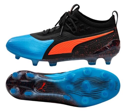 Puma Men's One 19.1 FG/AG Cleats - Black