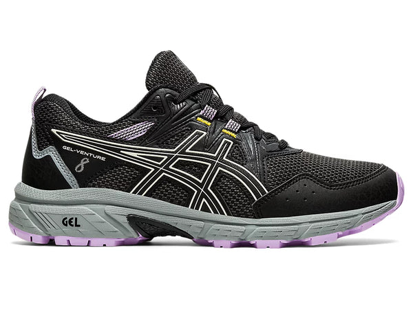 Asics Women's Gel-Venture 8 Wide Running Shoes - Black