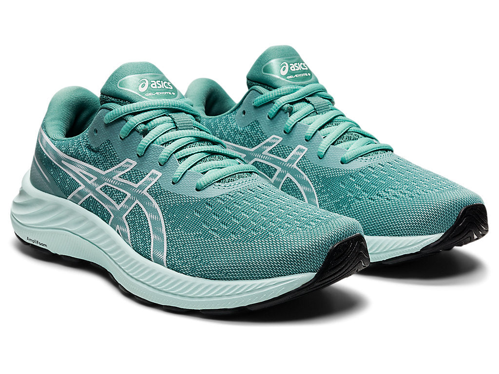 Asics Women's Gel-Excite 9 Running Shoes - Oasis Green/White