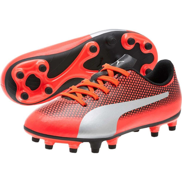 Puma Youth Spirit FG Jr - Red/Silver/Black