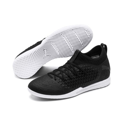 Puma Men's Future 19.3 Netfit Indoor Shoes - Black/White