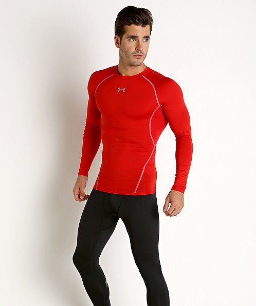 Under Armour Men's Heatgear Armour Long Sleeve Compression Shirt