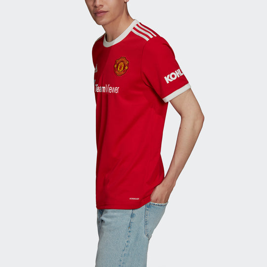 Adidas Men's 21/22 Manchester United Home Jersey - Red