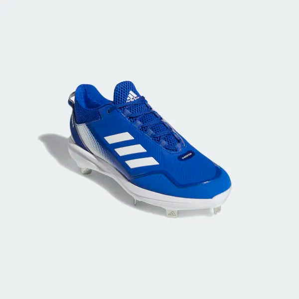 Adidas Men's Icon 7 Baseball Cleat - Blue/White/Metallic