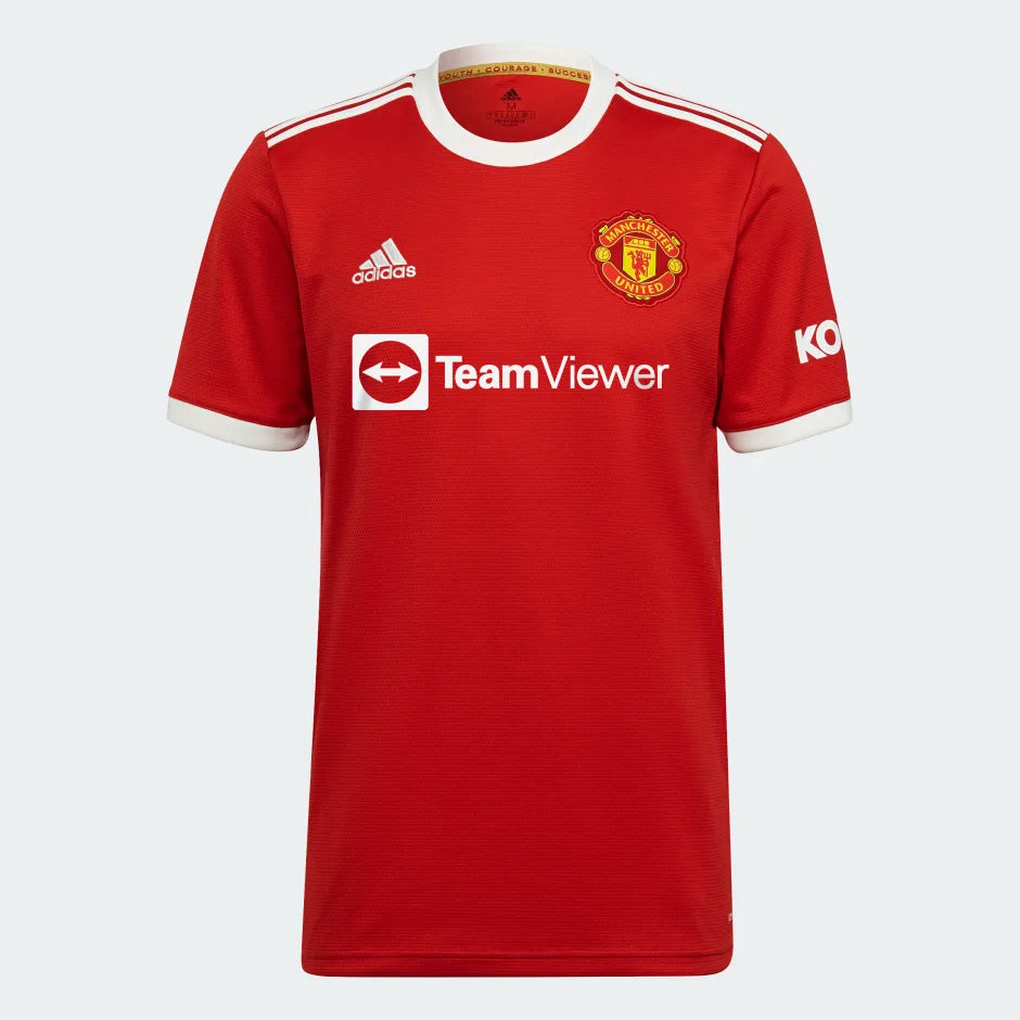 Adidas Men's 21/22 Manchester United Home Jersey - Red