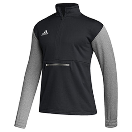 Adidas Men's Team Issue 1/4 Zip - Black/Grey