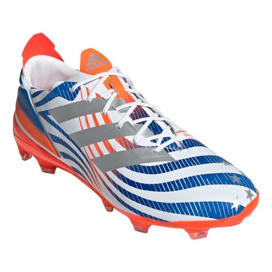 Adidas Men's Gamemode Cleats - White/Silver Met/Solar Red