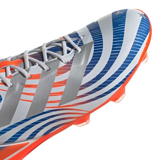 Adidas Men's Gamemode Cleats - White/Silver Met/Solar Red