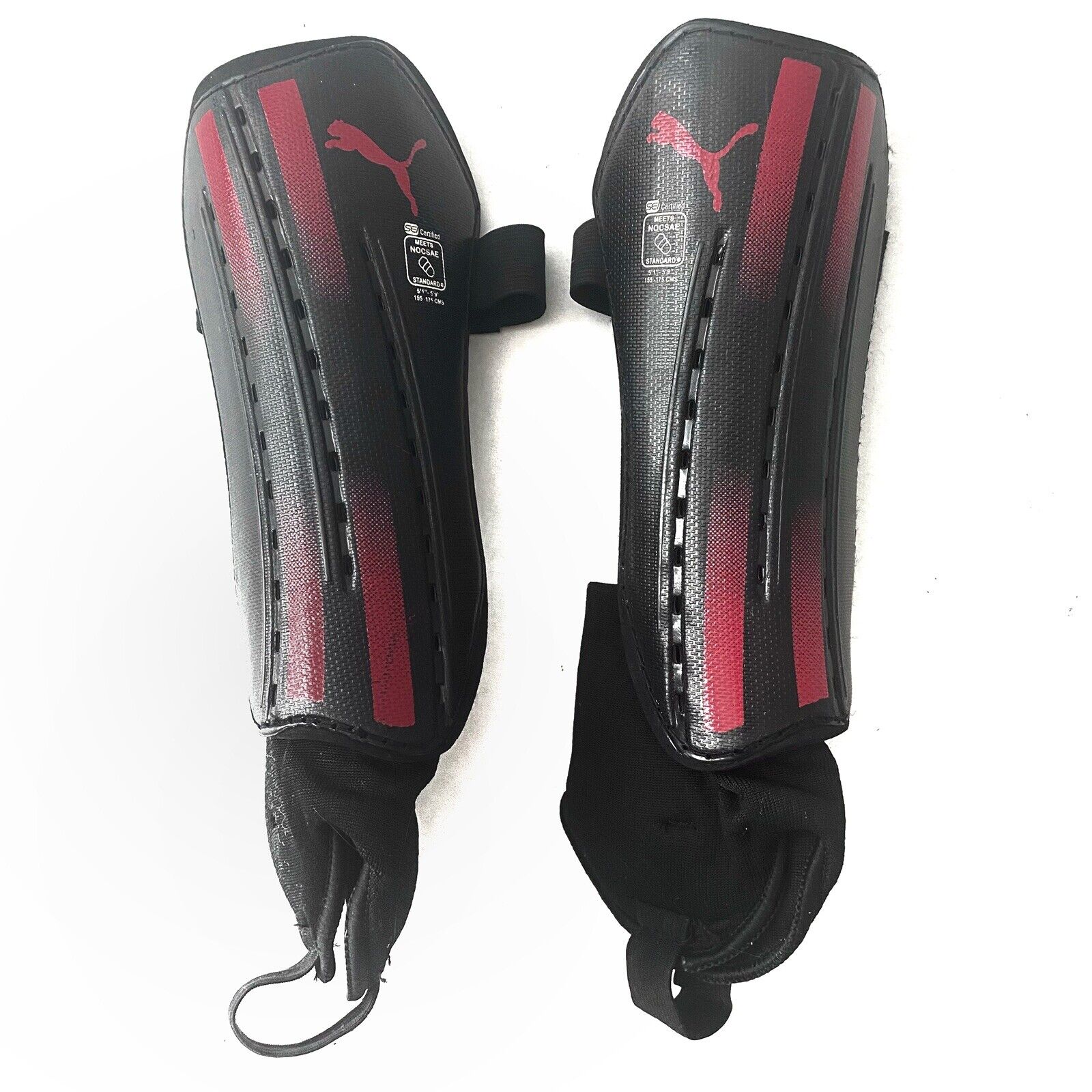 Puma Unisex Adreno NOCSAE Shin Guards - Black/Pink