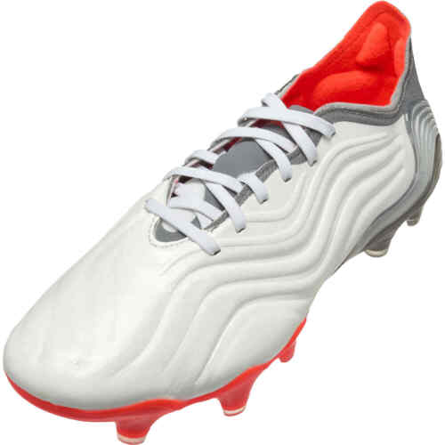 Adidas Men's Copa Sense.1 FG Cleats - White/Red/Gray